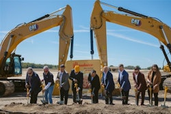 The Bauducco team breaks ground on the new facility in Pasco County, Fla.