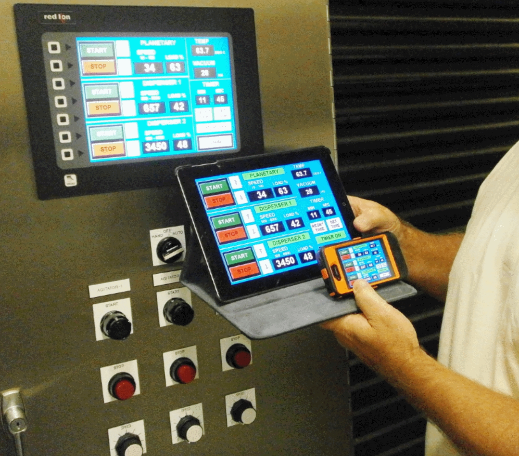 Interactive phone and tablet configurations developed by ROSS Systems & Controls are designed to help users save time and conveniently stay connected. Image courtesy of ROSS SysCon