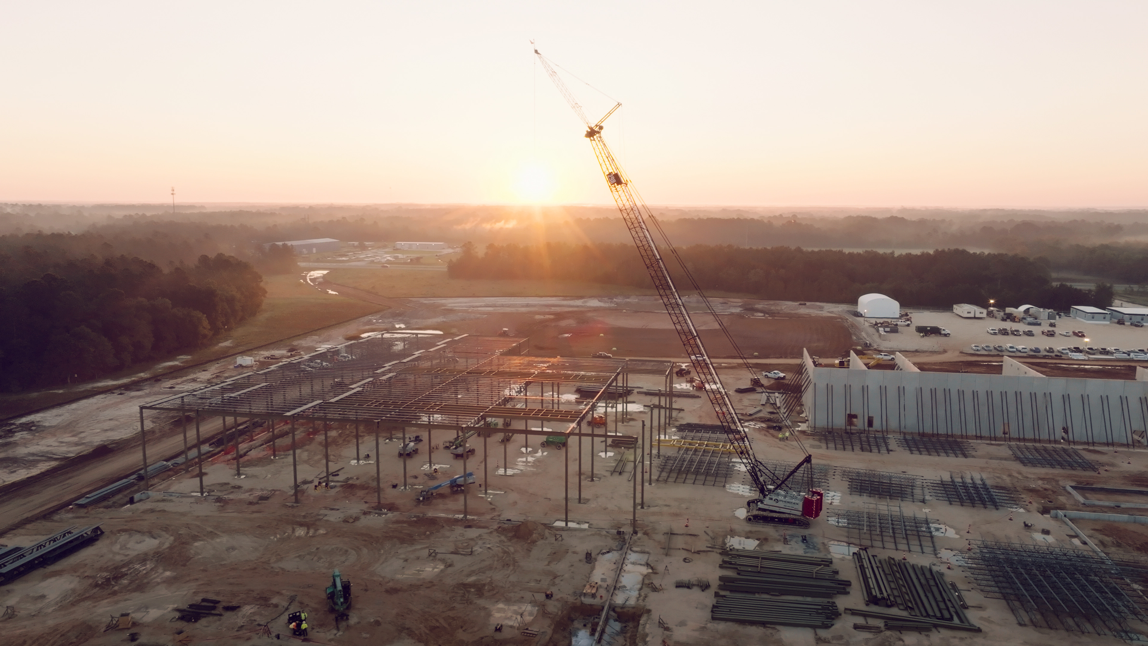 7210 Walmart Valdosta Aerial Crane Sunset 001 63a73b077a1b60