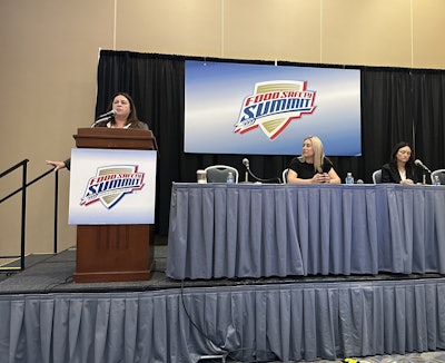 Spir Marinakis with Maple Leaf Foods explained the company's Food Safety Incident Rate involves tracking six potential failure points at its plants.