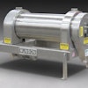Munson Rotary Continuous Mixer features a stationary inlet and outlet, a rotating drum with smooth interior surfaces, and proprietary mixing flights that achieve uniformity rapidly at low cost.