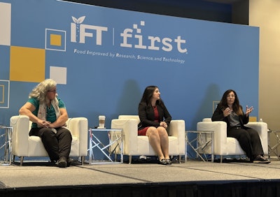 Gulnihal Ozbay of Delaware State University (left), Banu Sezer of Anton Paar (center), and Gulsun Akdemir Evrendilek of The University of Maine (right)