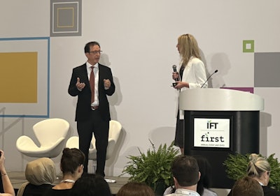 Erdogan Ceylan (left) and Anza Bester (right) of Mérieux NutriSciences