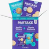 Partake allergy-friendly cookie and wafer variety pack with multiple flavor packages