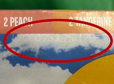 Consumers can identify affected High Noon packs by the lot code on the carton.