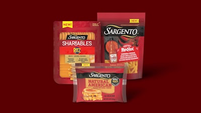 Sargento's three new innovations, Sargento Natural American Cheese, Sargento Seasoned Shredded Cheese, and Sargento Shareables.