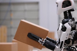 Humanoid robots like Apptronik's Apollo are capable of completing repetitive tasks on the CPG plant floor, like repetitive lifting or material replenishment.