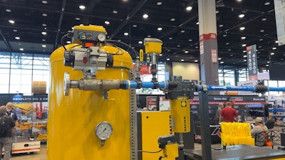 Instrumentation featured at the booth can track metrics like air flow, pressure, or tempurature.