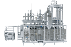 Shown is the UHT system being used in the project.