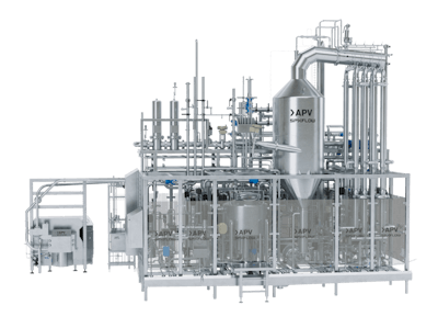 Shown is the UHT system being used in the project.