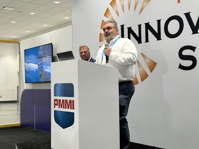 Hiperbaric's Roberto Peregrina shared details about the company's automated HPP solution at the show.