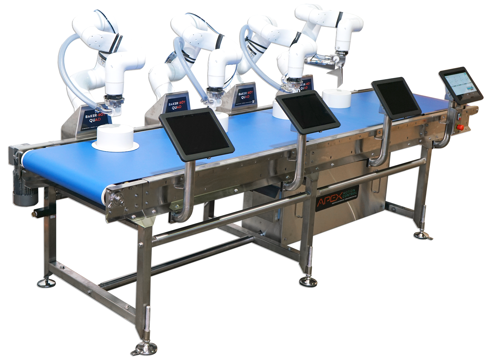 Apex Motion Control's Baker-Bot Quad Robotic Decorating System