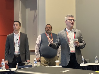 Lee Coffey (left), Lance Rodenfels (center), and Greg Schmidt (right) of Rockwell Automation