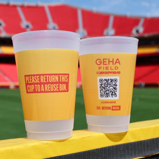 The scheme eliminates the use of single-use beverage cups across all fan zones, clubs, and suites, replacing them with a closed-loop system involving more than 42,000 reusable cups.