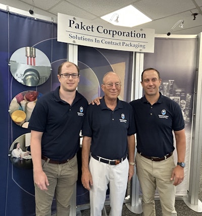 Leading Paket are (left to right): Kevin O’Malley as EVP, Mark O’Malley as CEO, and Brian O’Malley as president.
