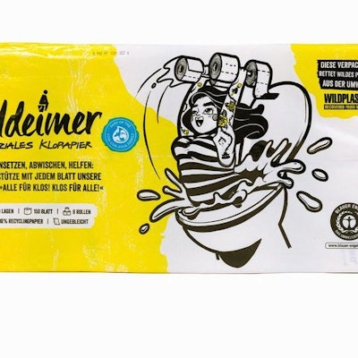 The flexible packaging incorporated 50% material sourced from reclaimed plastic waste.