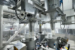 The above image shows the bulk material handling (BMH) section of the Mock 2 Production System.