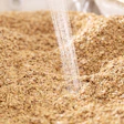 Moisture control is crucial, and byproducts must meet a defined moisture target before they can be upcycled to ensure consistent finished product moisture.