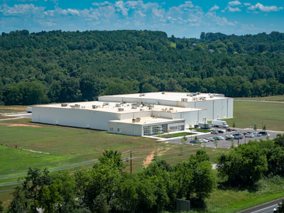 Plenty of space is available for future expansion of the facility.