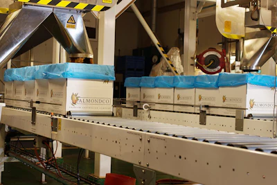 The Almondco brand 'white box' is highly coveted by processors of almond-based products.