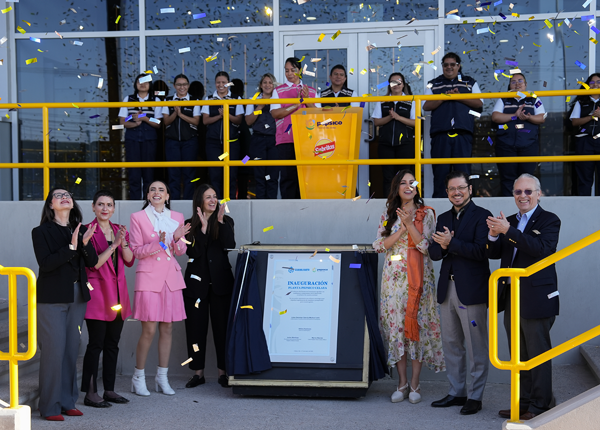 PepsiCo's new Sabritas plant raises its total workforce in Guanajuato to 2,900 people.
