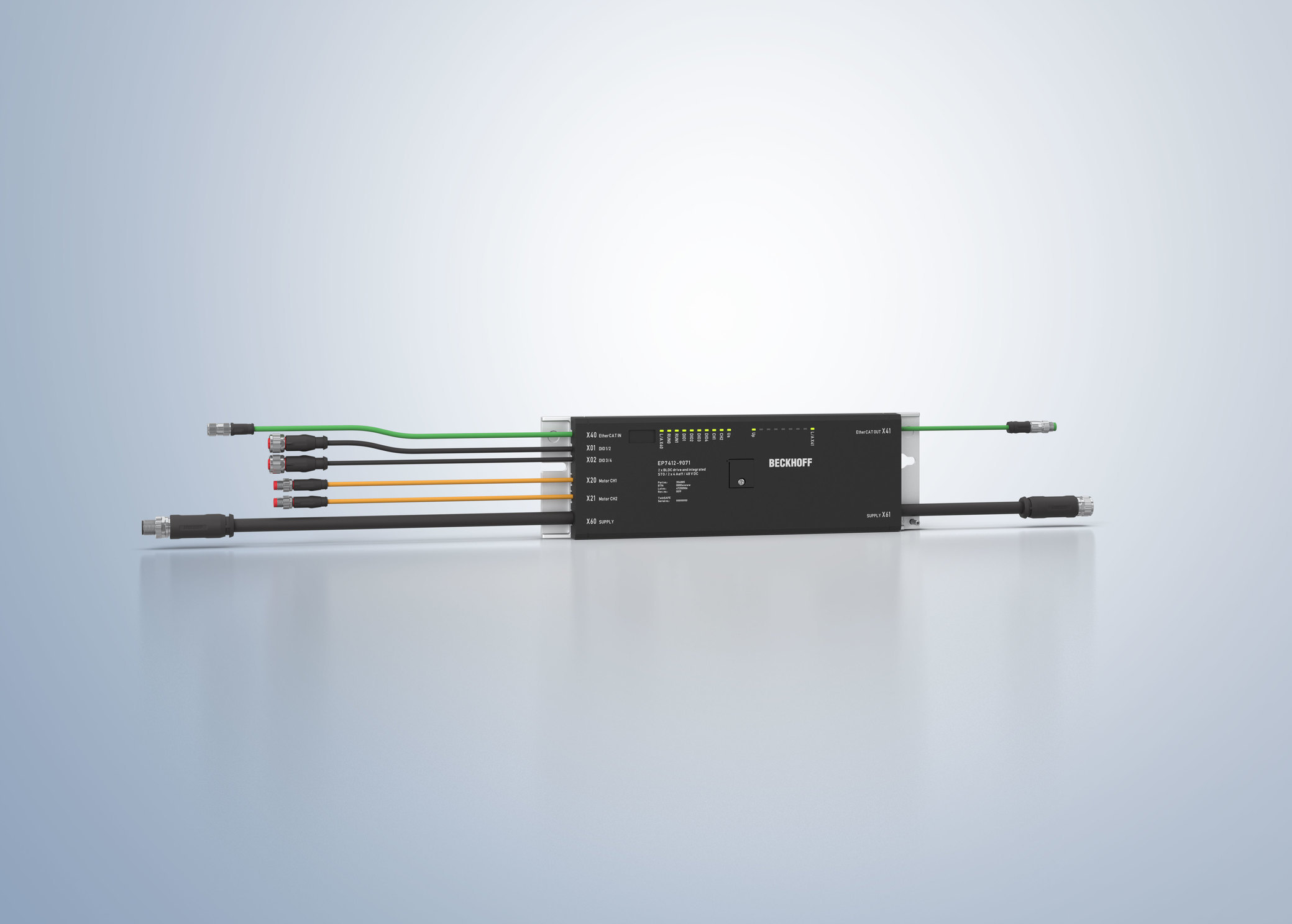 The EtherCAT-enabled EP741x MDR controllers take the safety, efficiency, and modularity of automated conveyance solutions to a new level with decentralized, individually controlled safety zones.