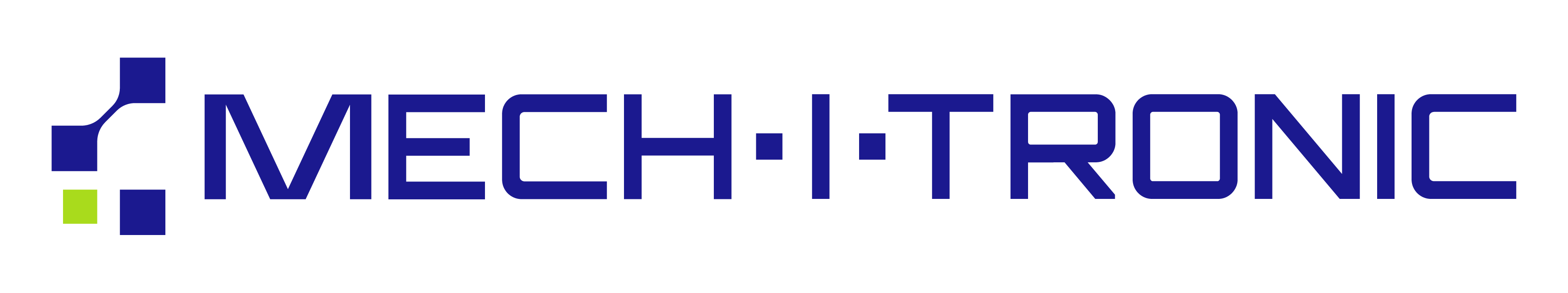 Mechitronic Logo Blue And Greeen