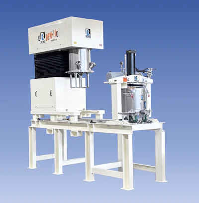 ROSS DPM-10 compact & powerful Double Planetary Mixer for laboratory and pilot-scale operations.
