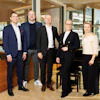 From left: Erkki Nyberg, Metsä Board, Maarten Florizoone, Metsä Board, Andreas Lang, HEIDELBERG, Erja Hyrsky, Metsä Board, Elina Huopio, Metsä Board