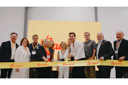 Bauducco International Business Unit CEO and Bauducco family members are joined by the Zephyrhills Mayor and state and local officials for a ribbon cutting celebrating the grand opening of Bauducco's largest U.S. manufacturing facility in Zephyrhills, Fla.