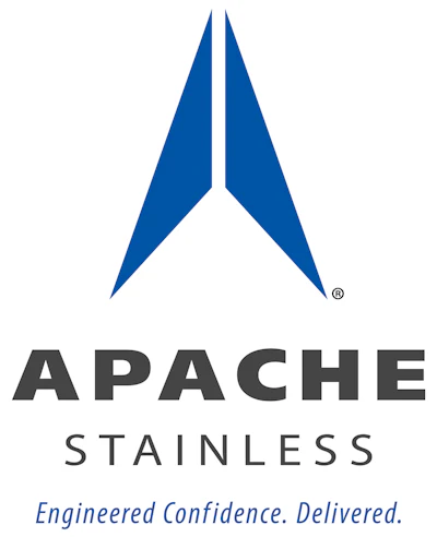 Apache Stainless Logo Tag Vert 2color