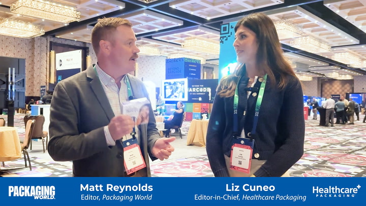 Matt Reynolds, editor of Packaging World, and Liz Cuneo, editor-in-chief of Healthcare Packaging, report from the show floor at GS1 Connect 2026 in Las Vegas.