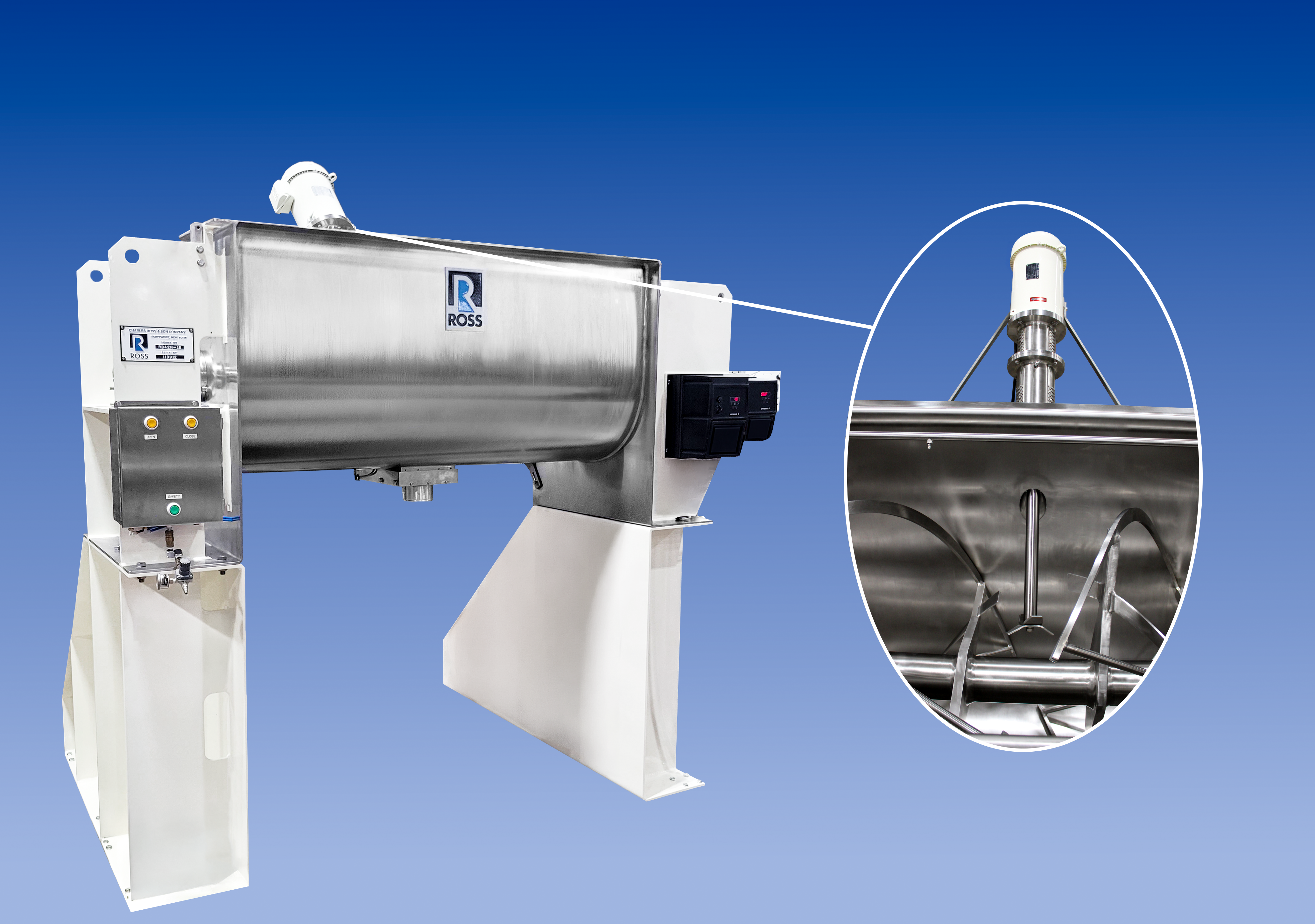 ROSS 42N-18 Ribbon Blender with High-Speed Chopper