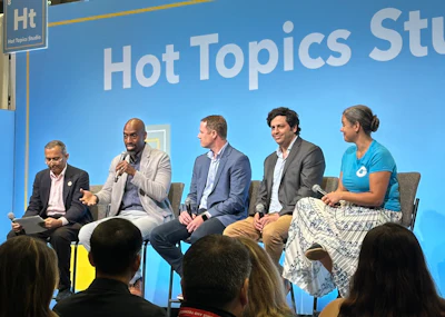 (L to R) Nitin Joshi of PepsiCo, Cordell Hardy of Cargill, Jay Bunte of Ingredion Incorporated, Adam Shahaf of Phytolon, Catherine Vinci of Givaudan