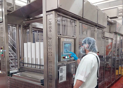 Operators at Reykjavik Creamery control their Modern Packaging filling machine via an easy-to-use HMI touchscreen, which has significantly enhanced the company’s labor efficiency by streamlining training and operation, minimizing reliance on operators with extensive experience.