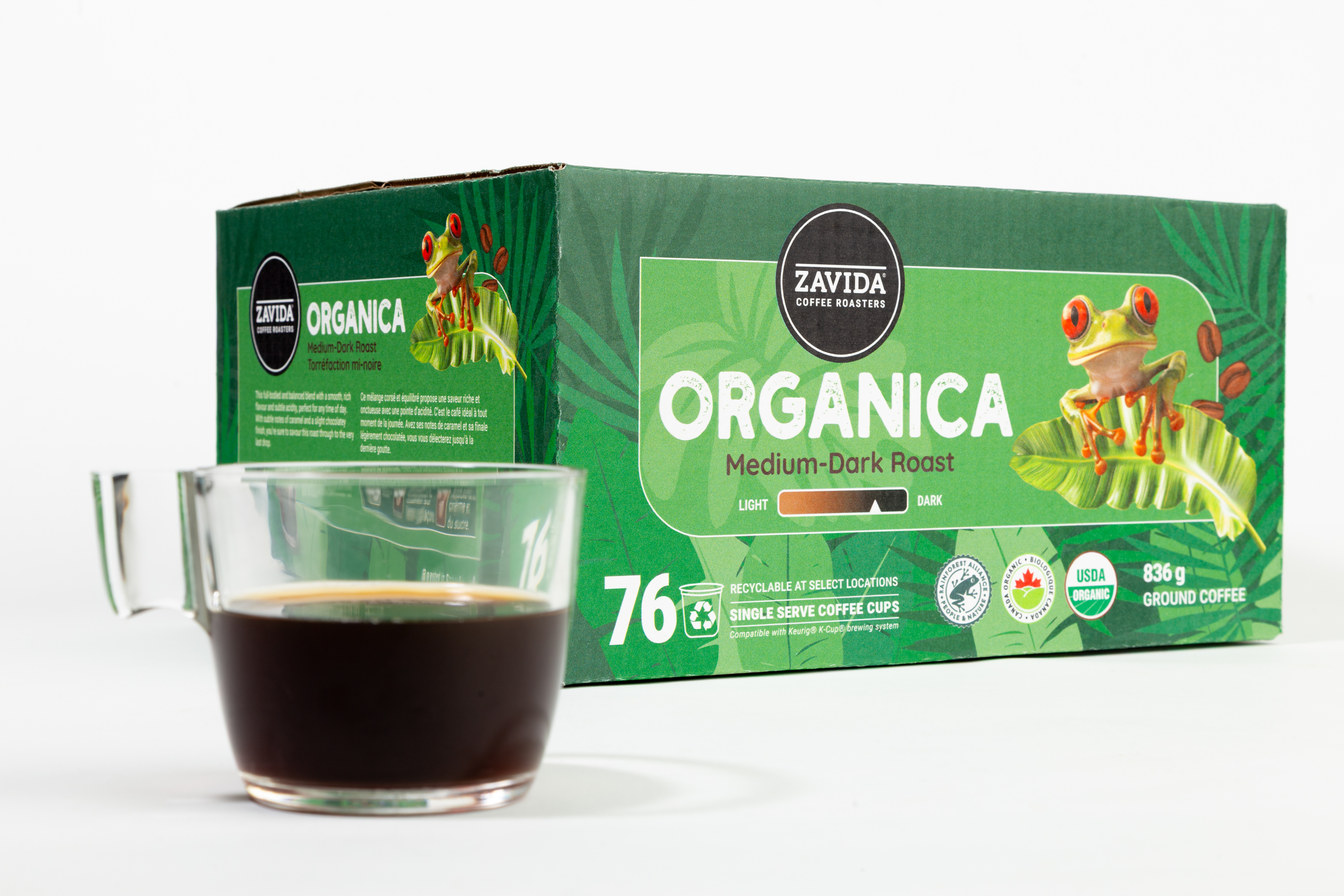 The shipper box represents Zavida Coffee Roasters' first entry into Keurig-compatible pods at Costco.