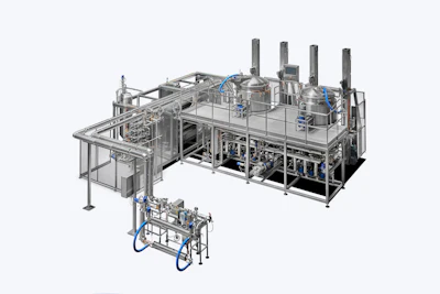 A large multi-component turnkey food processing system produced by HRS Heat Exchangers