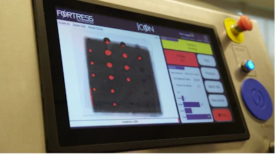 Key detection capabilities include IA+ filtering to isolate contaminants in complex products.