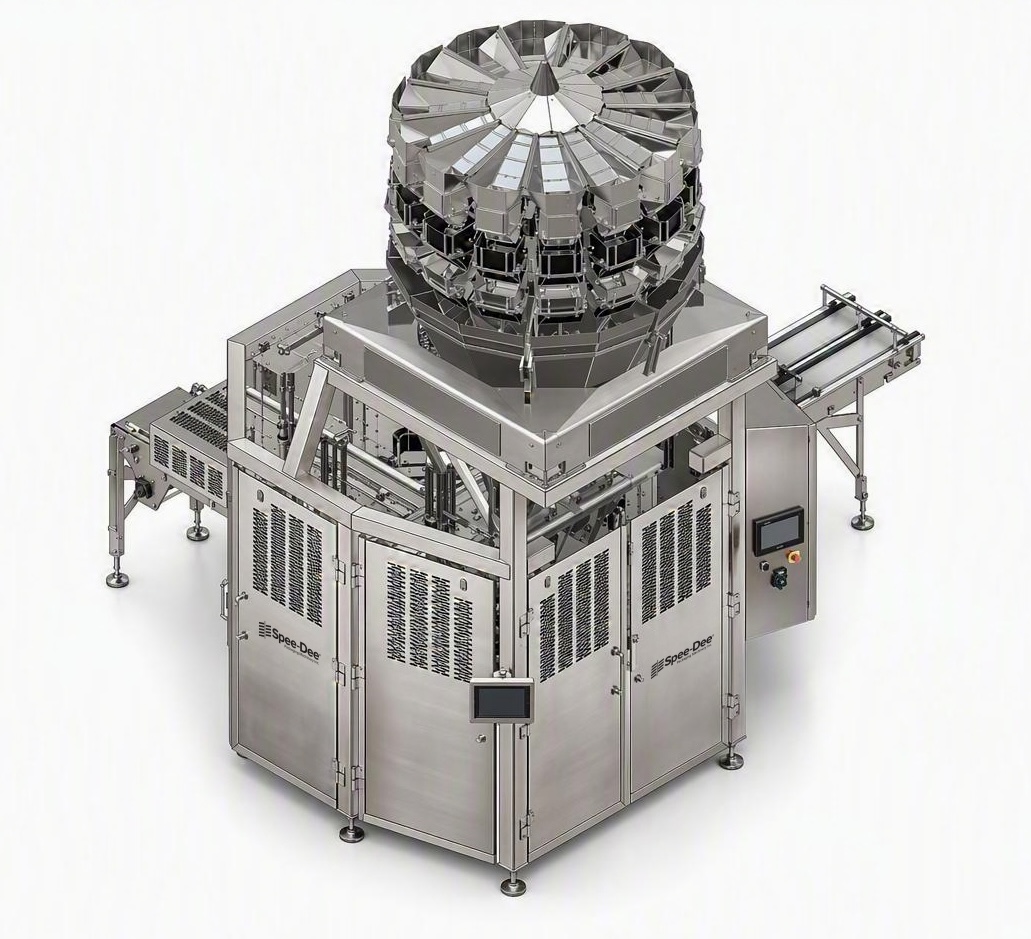 Spee-Dee Packaging Machinery's High-Speed, Ultra-Hygienic Rotary Tray Filling System