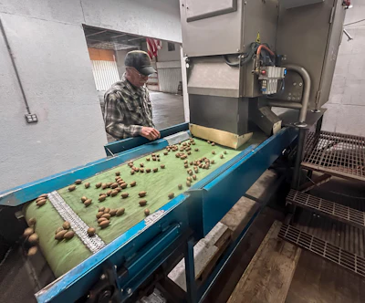 With inspection no longer constraining production, Payne estimates throughput has increased by 2,000 to 3,000 lbs/hr.