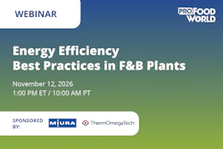 Energy Efficiency Best Practices in F&B Plants webinar November 12, 2026, sponsored by Miura and ThermOmegaTech